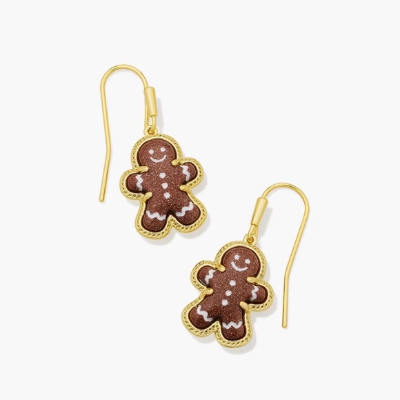 KENDRA SCOTT Jewelry - NEW KENDRA SCOTT women's gingerbread drop earrings in gold